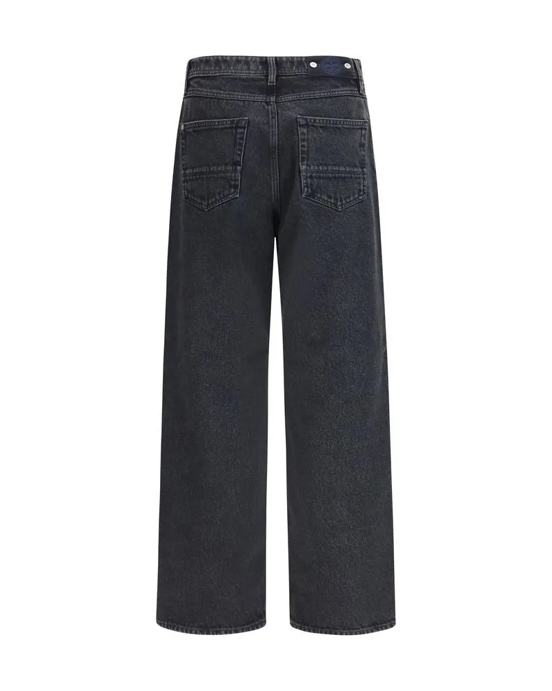 Stone Island J100006 Jeans — Black Black