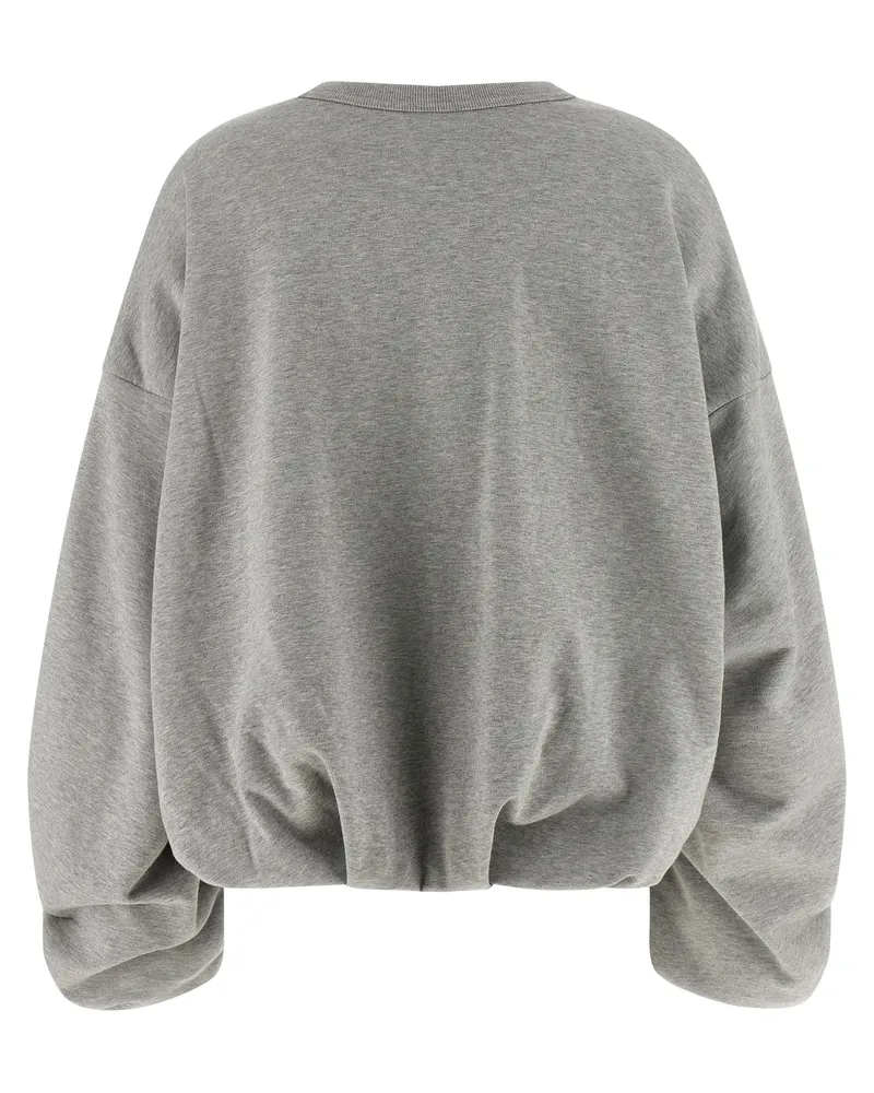 Dries van Noten Women's Gray Cotton Sweatshirt Clothing Gray
