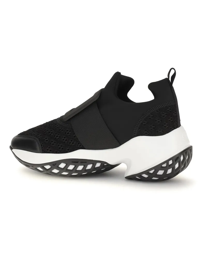 Roger Vivier Women's Sneakers Viv Run Black Upper: Fabric Trainers Black