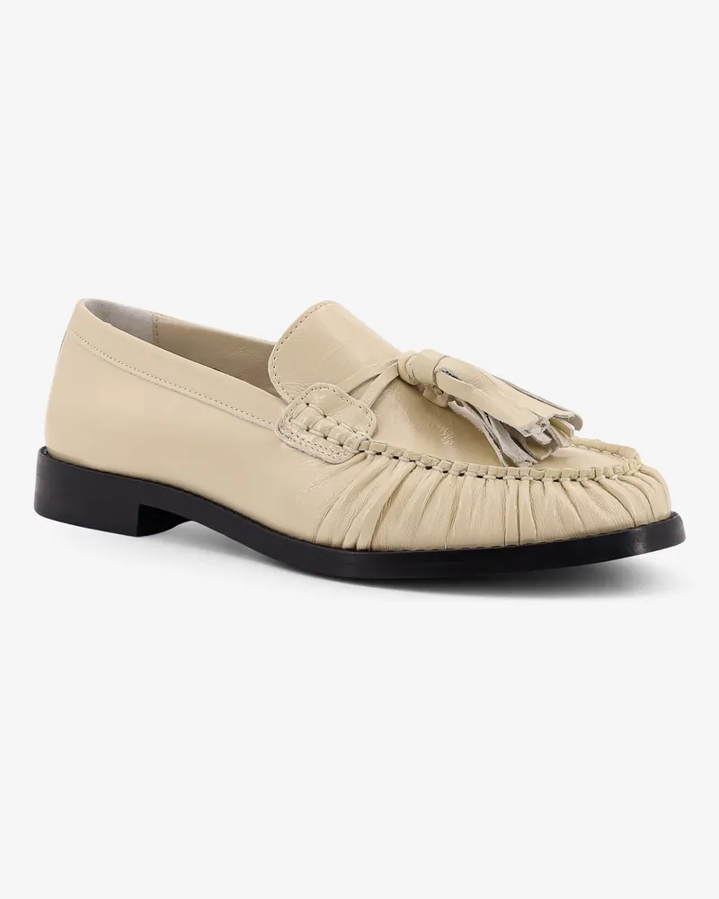 Alohas Women's Loafers Marietta White Leather White