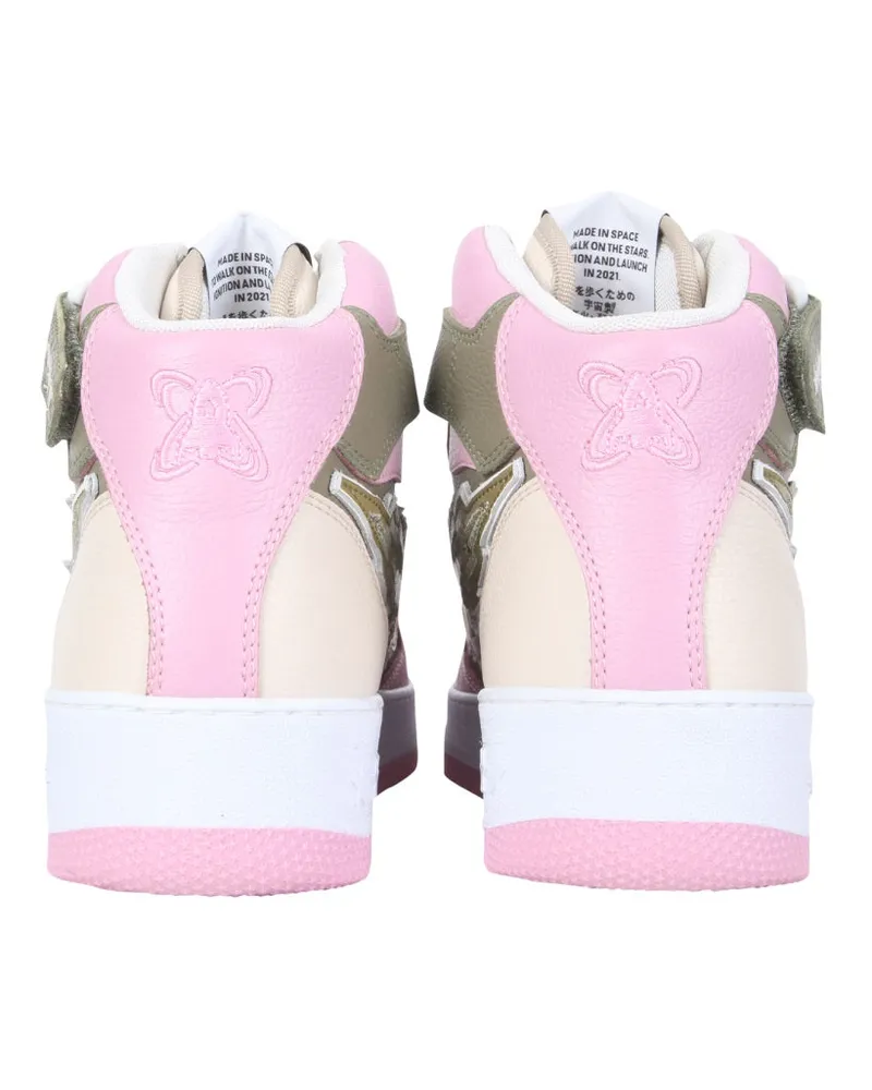 ENTERPRISE JAPAN Rocket Mid Sneakers — Pink Pink