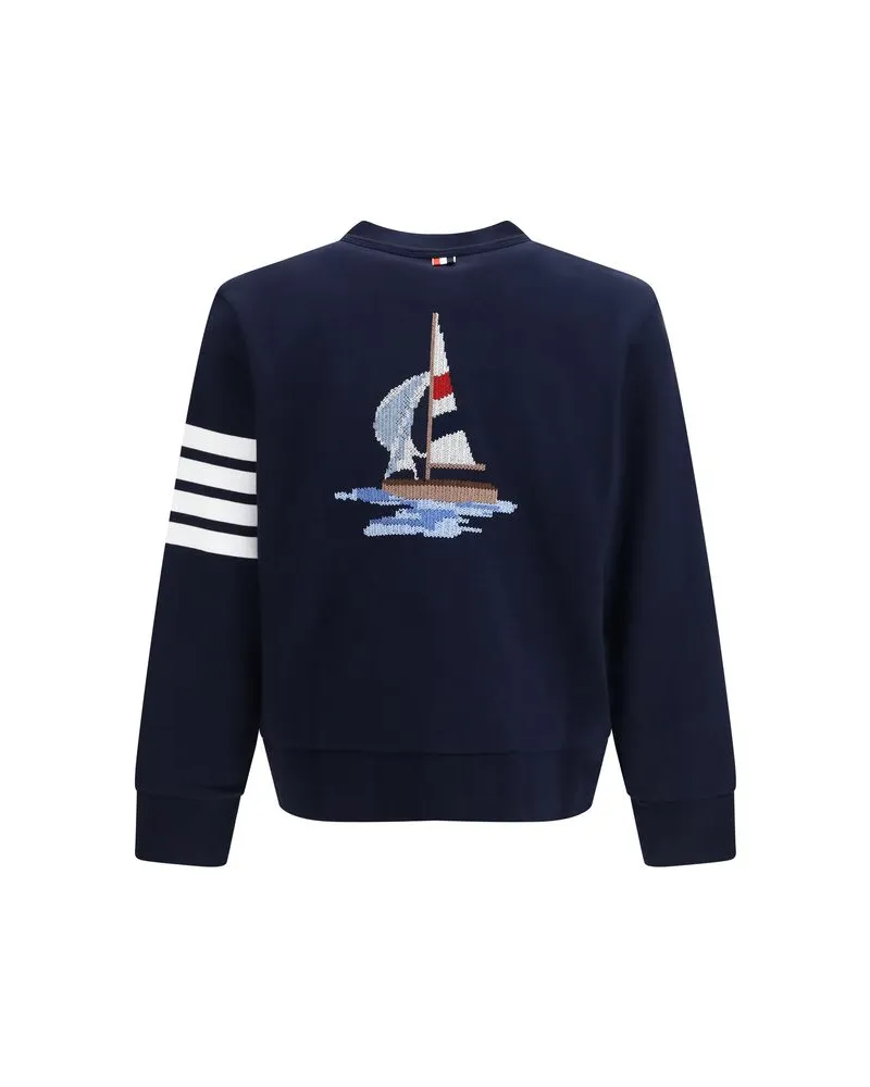 Thom Browne Cardigan — Blue 