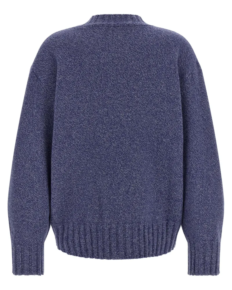ATTICO Women's Blue Virgin Wool Cardigan Clothing Blue