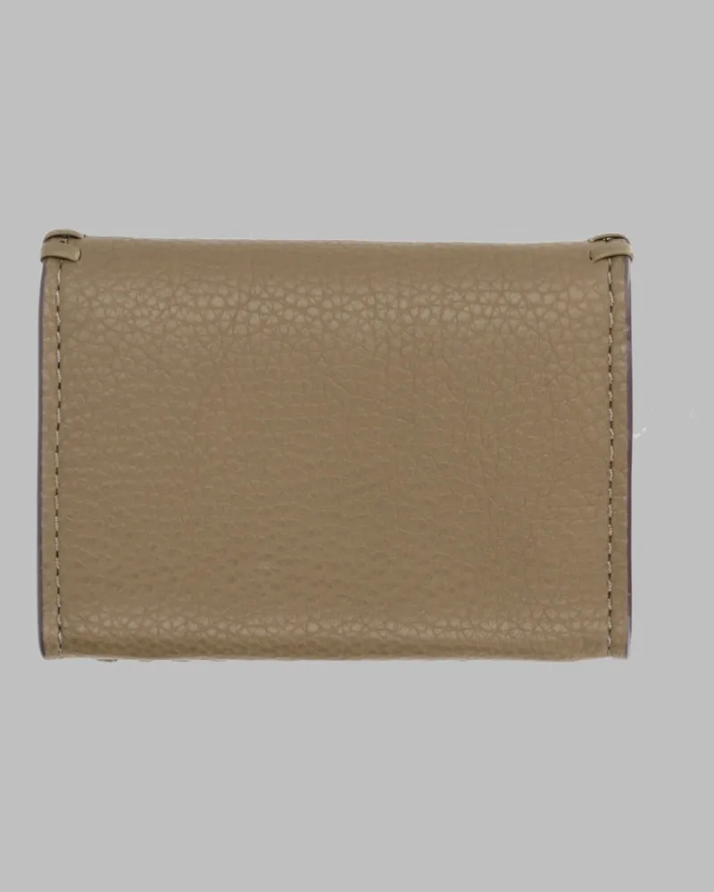 Michael Kors Compact Leather Wallet — Brown Brown
