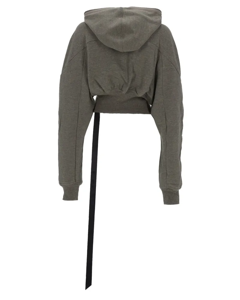 DRKSHDW by Rick Owens Gimp Collage Cotton-Polyester Sweatshirt — Gray Gray