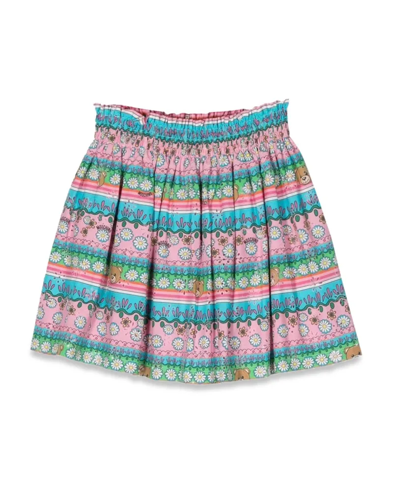Moschino Cotton Skirt — Multicolor Multicolor