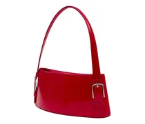 Women's Red Calfskin Shoulder Bag