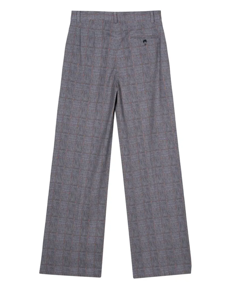CIRCOLO 1901 Prince of Wales Trousers — Gray Gray