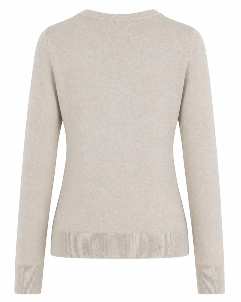 Kitsuné Baby Fox Wool Sweater — Beige Beige