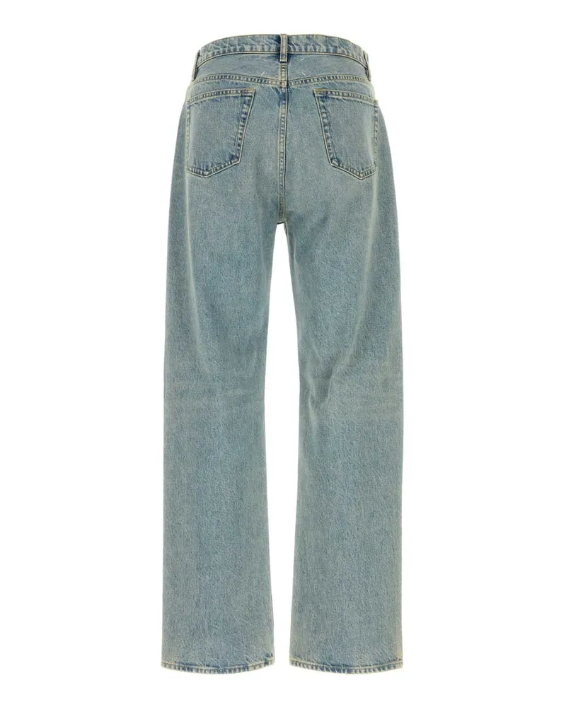 Maison Margiela Iceblue Exterior: Cotton Pantaloni Jean Blue