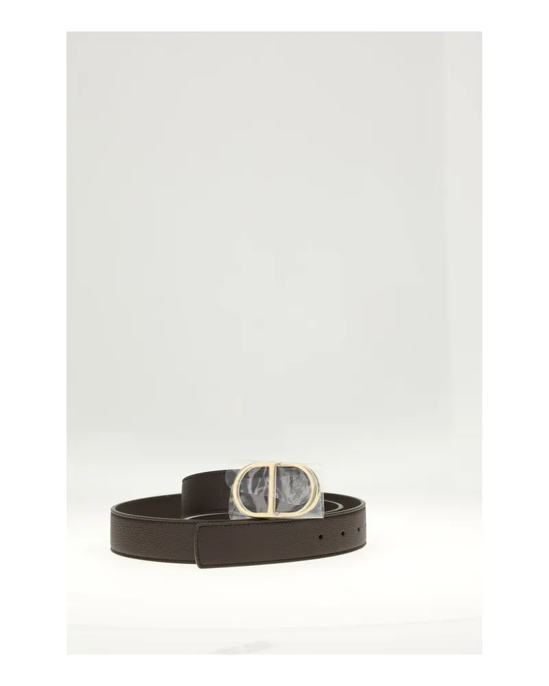 Dior CD Belt — Brown Brown