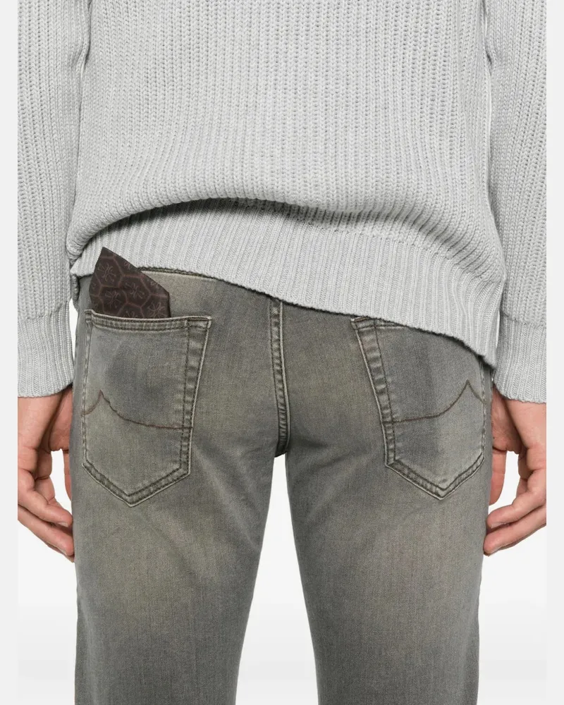 Jacob Cohën Women's Five-Pocket Jeans Aw25 M Grey