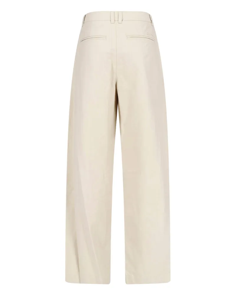 Dunst Women's Trousers Beige Cotton Beige