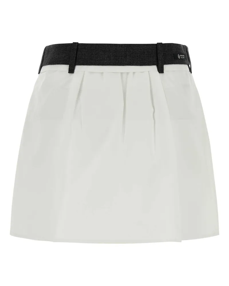 Prada Mini Skirt — White White