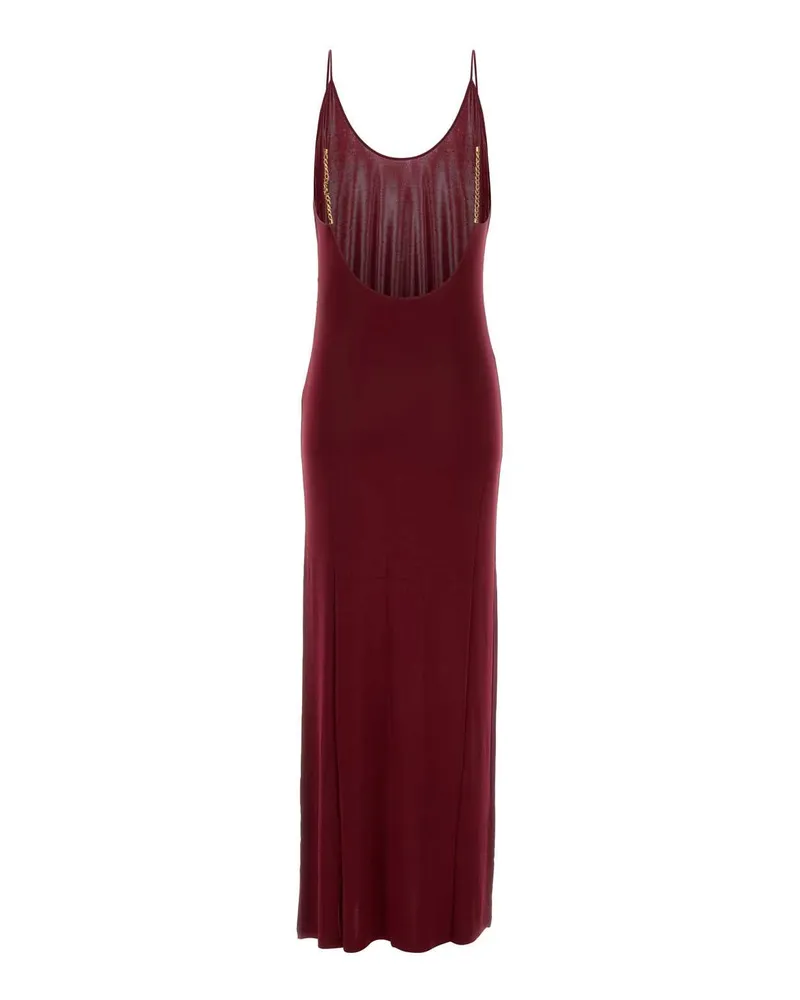 Saint Laurent Longue Dress — Burgundy Burgundy