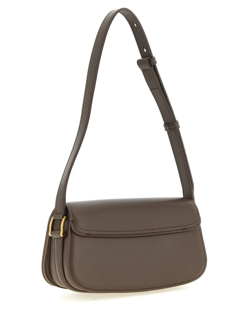 AMI Paris Shoulder Bag — Brown Brown