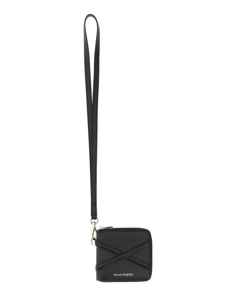 Alexander McQueen Harness Wallet — Black Black