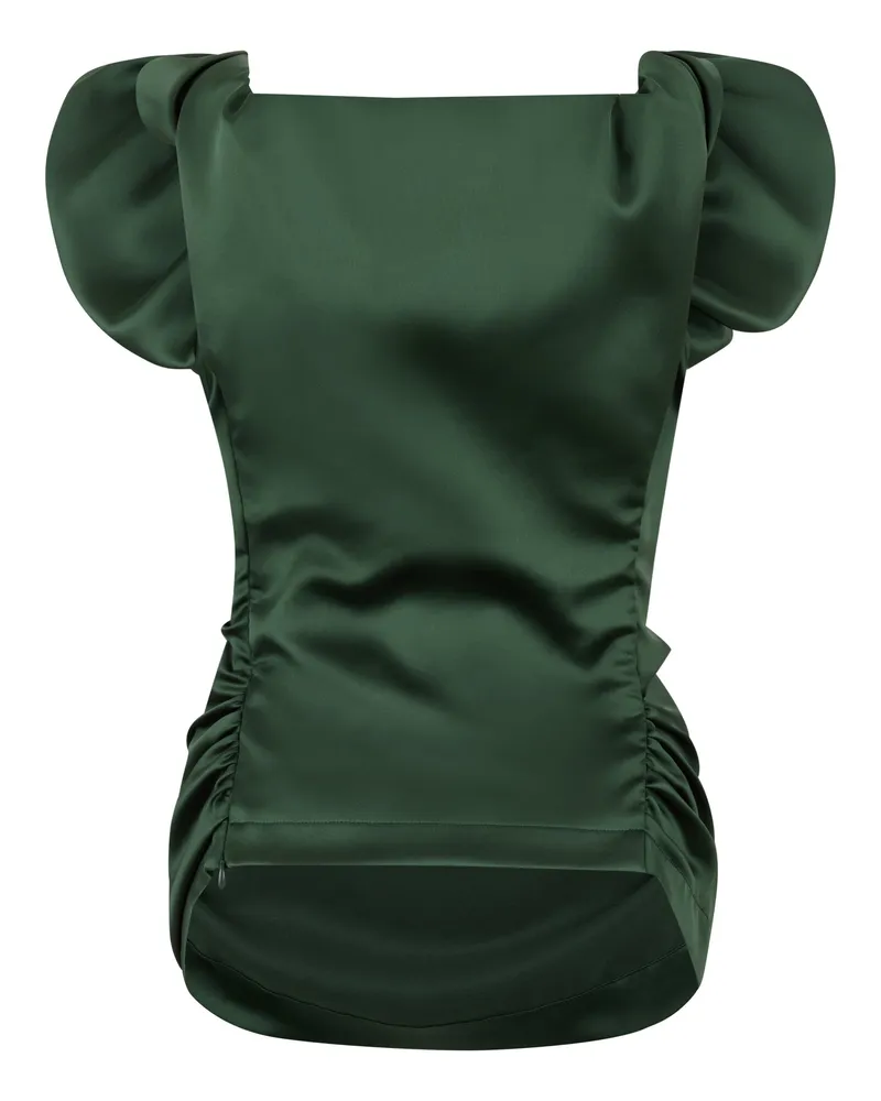 Vivienne Westwood Women's Sleeveless Top Green Polyester Vests & Tank Tops Green