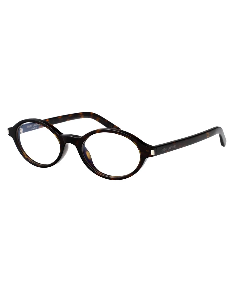 Saint Laurent Women's Sunglasses Sl751 Jeanne Opt Havana-Transparent Havana-Havana-Transparent Acetate Glasses & Frames Havana/havana/transparent Havana