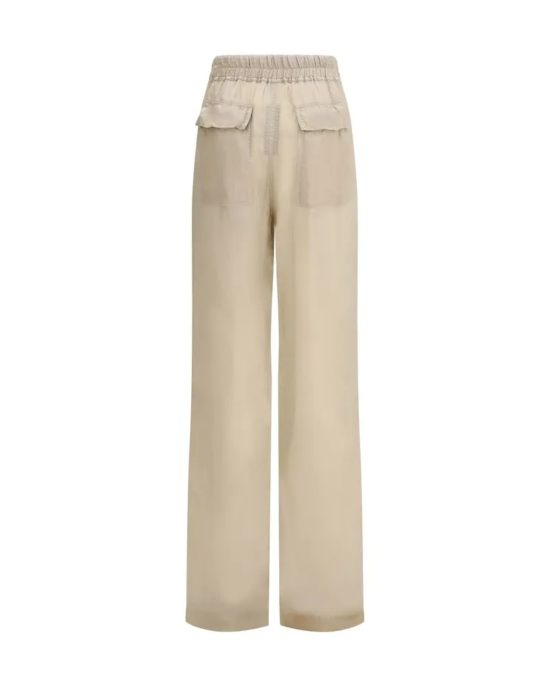 Rick Owens Women's Beige Copper Casual Pants Beige