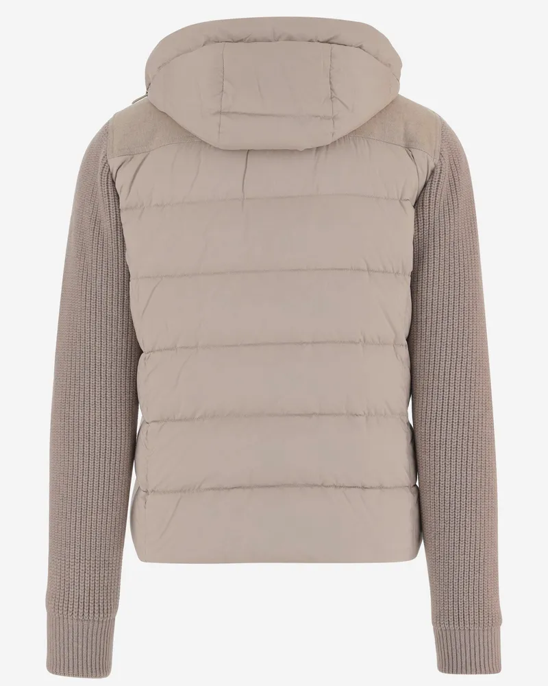 MOORER Men's Jacket Wool And Cashmere Beige Beige