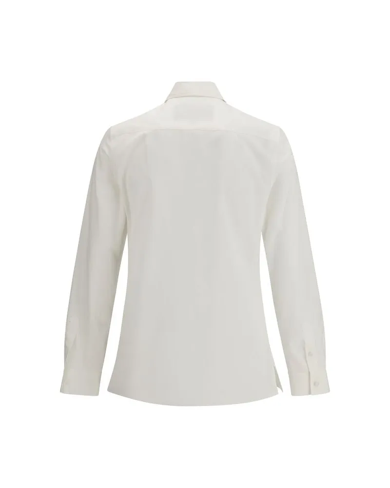 Valentino Garavani Men's White Cotton Dress Shirt White
