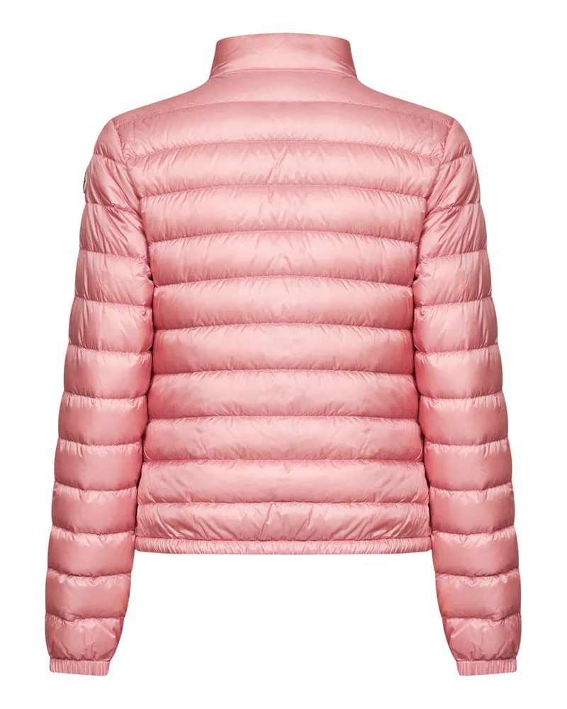 Moncler Women's Short Packable Down Jacket Lans Light Pink Polyamide Puffer Pink