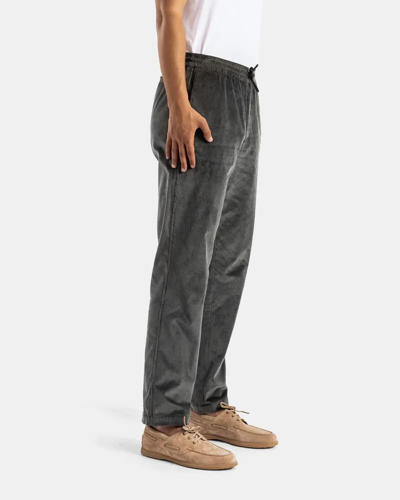 SEASE Men's Anthracite Grey Corduroy Trousers Gray