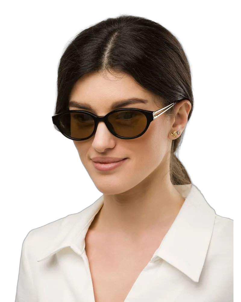 Furla Women's Sunglasses Glossy Black Combined Black