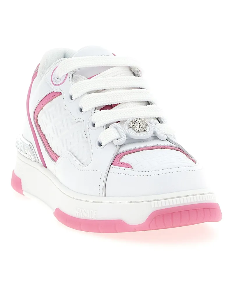 Versace Biggie Basket Sneaker — White White