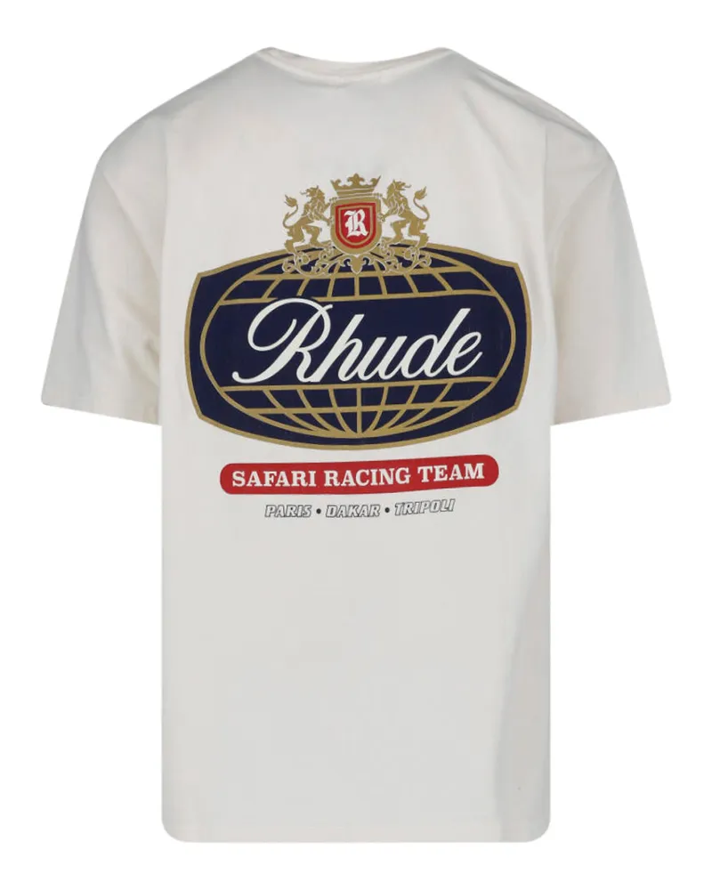 RHUDE Men T-Shirts And Polos White Cotton White
