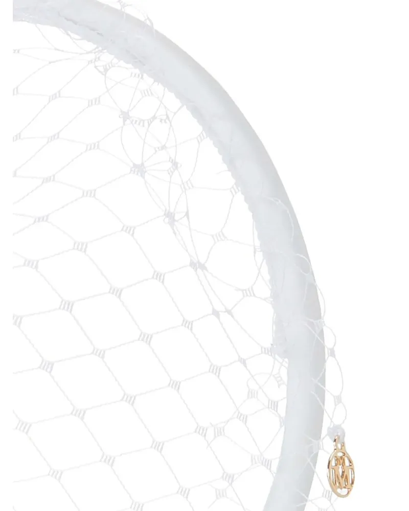 Maison Michel Women's White Polyamide Headband Accessory White