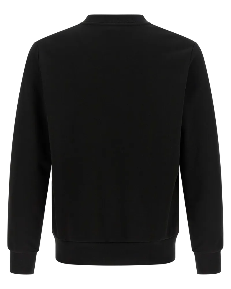 Lacoste Cotton Crewneck Sweatshirt — Black Black