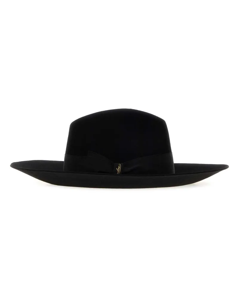 Borsalino Fedora — Black Black