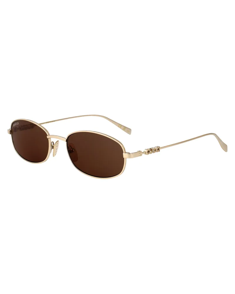 Gucci GG1940S Gold metal Sunglasses — Gold Gold