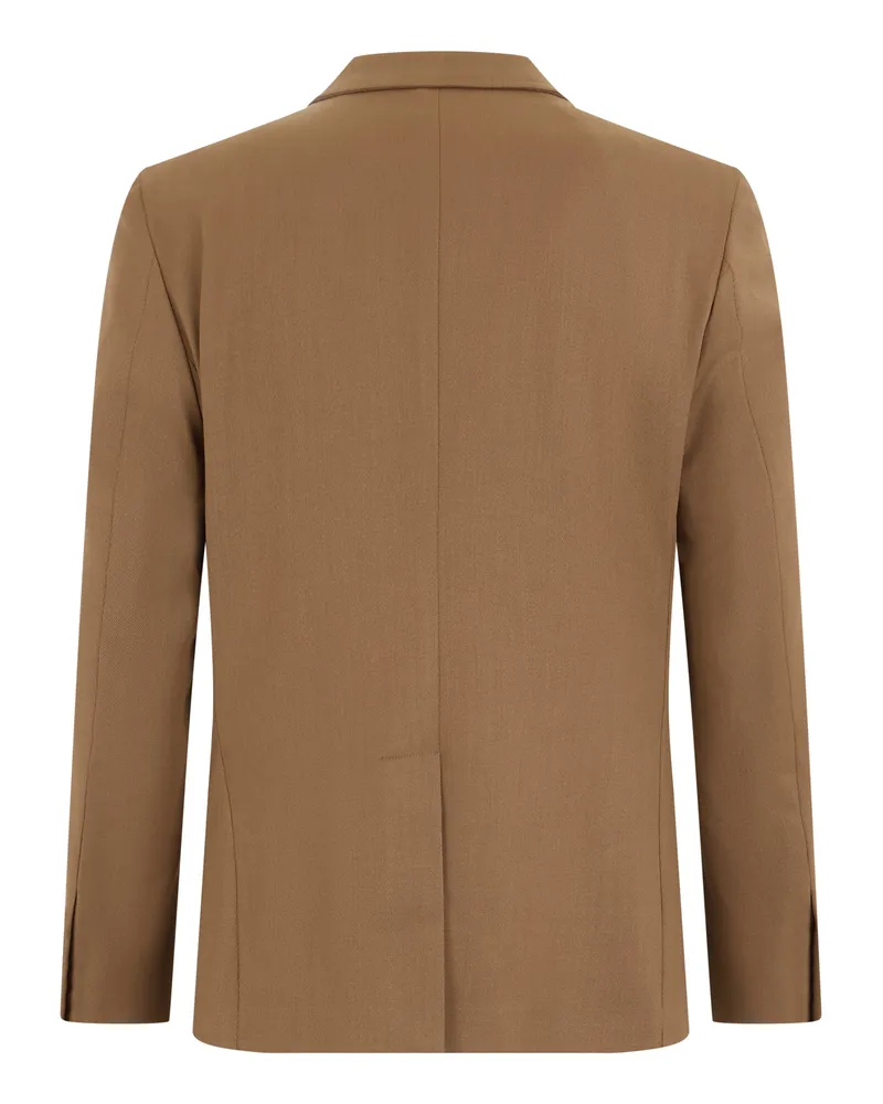 Slowear Wool-Blend Single-Breasted Blazer — Brown Brown