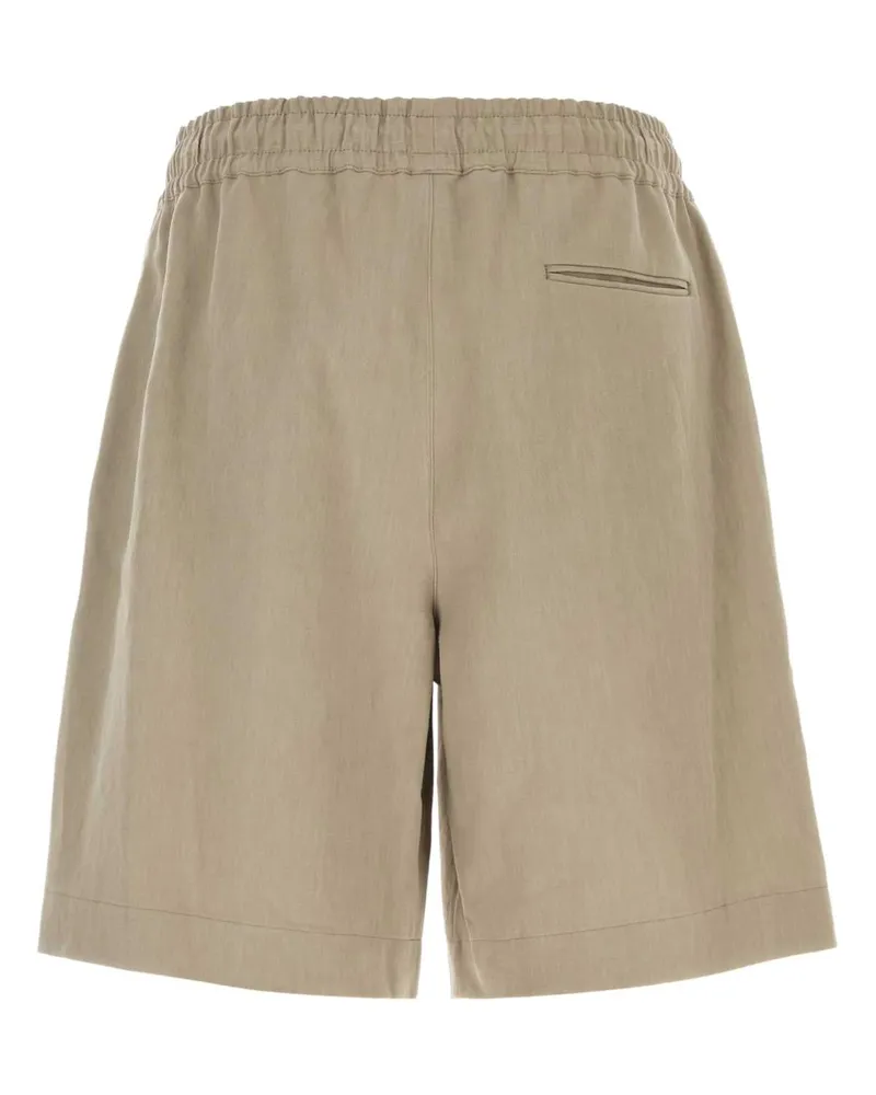 Giorgio Armani Elastico Bermuda Shorts — Beige Corda