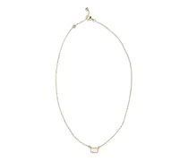 Women's Ovalette Necklace With Swarovsky® Crystals Oro-Crystal Metal Necklaces Oro/crystal