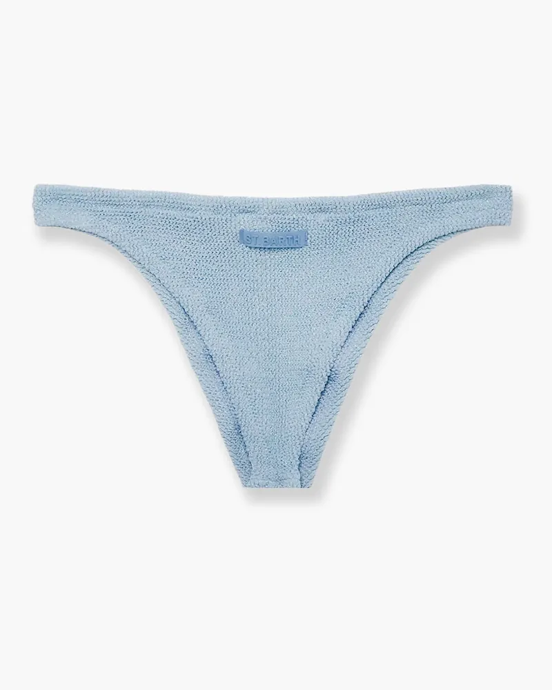 MC2 Saint Barth Women's Bikini Bottoms Stretch Nylon Blue Polyamide Swimwear Sea Clothing Blue