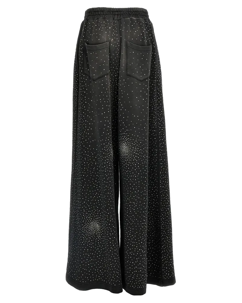Giuseppe di Morabito Women Black Cotton Joggers (workout Pants Black