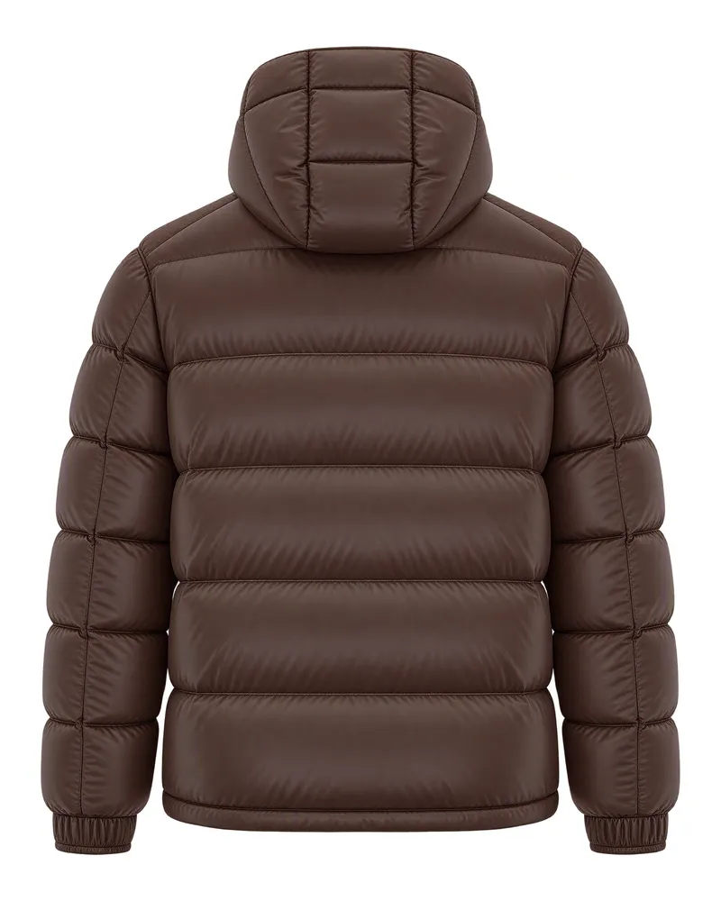 Herno Glossy Quilted Down Jacket — Brown Brown