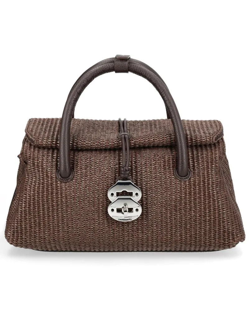 Zanellato Dotta Vimini Top Handle Bag — Brown Brown