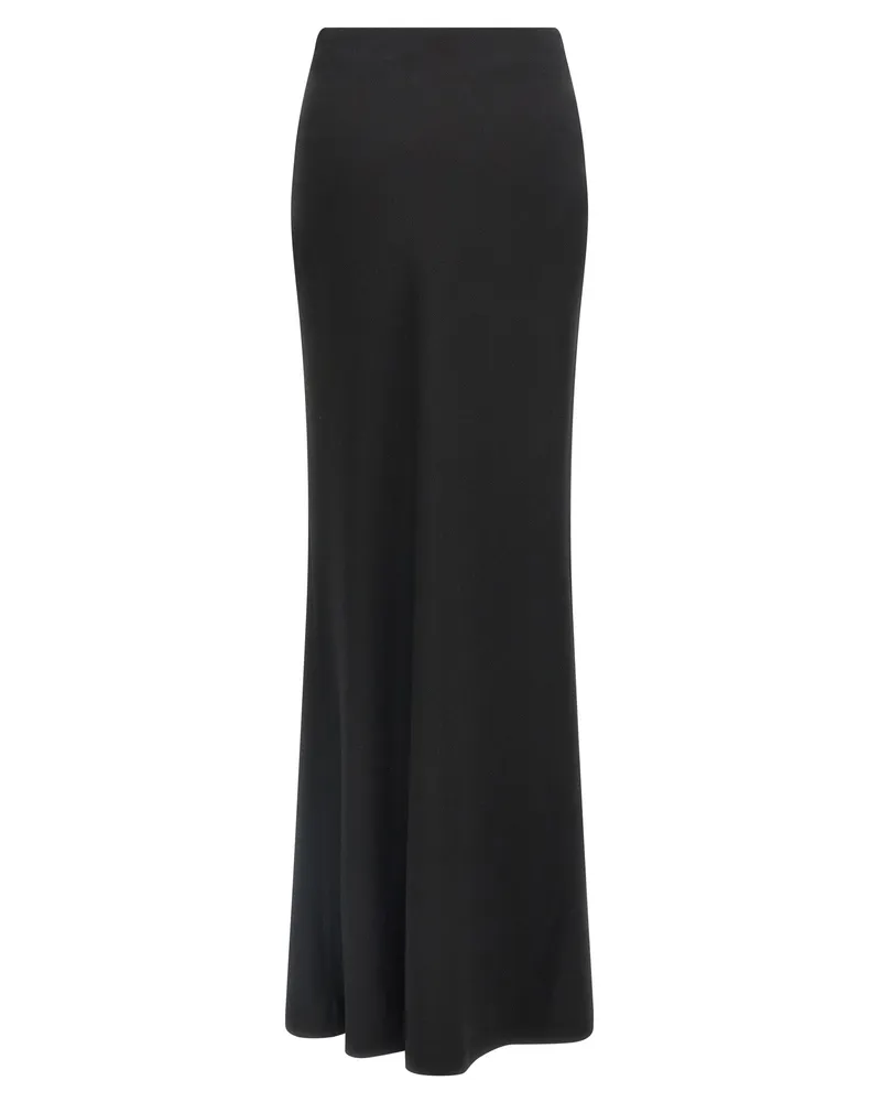Alessandra Rich Women's Black Virgin Wool Mini Skirt Black