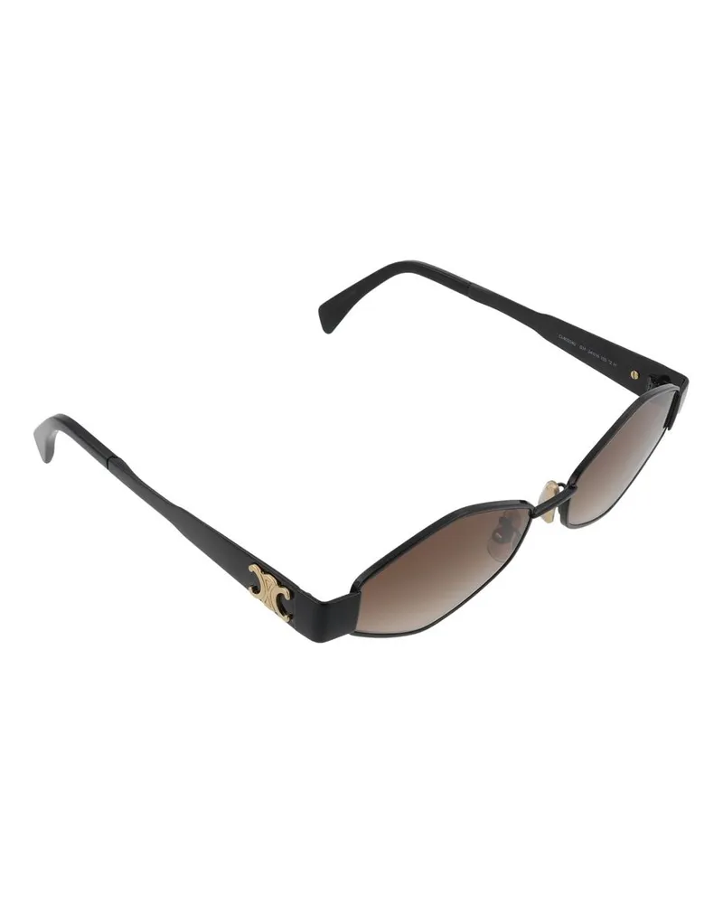 Celine CL40254U Metal Frame Sunglasses — Brown Brown