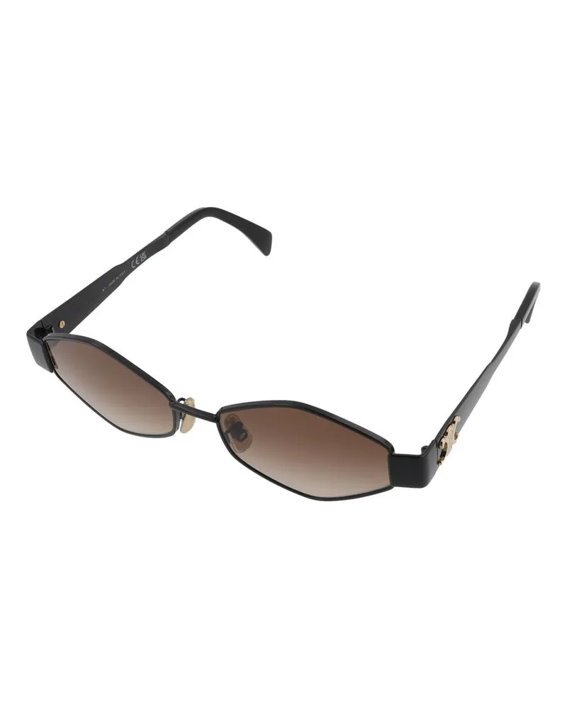 Celine CL40254U Metal Frame Sunglasses — Brown Brown