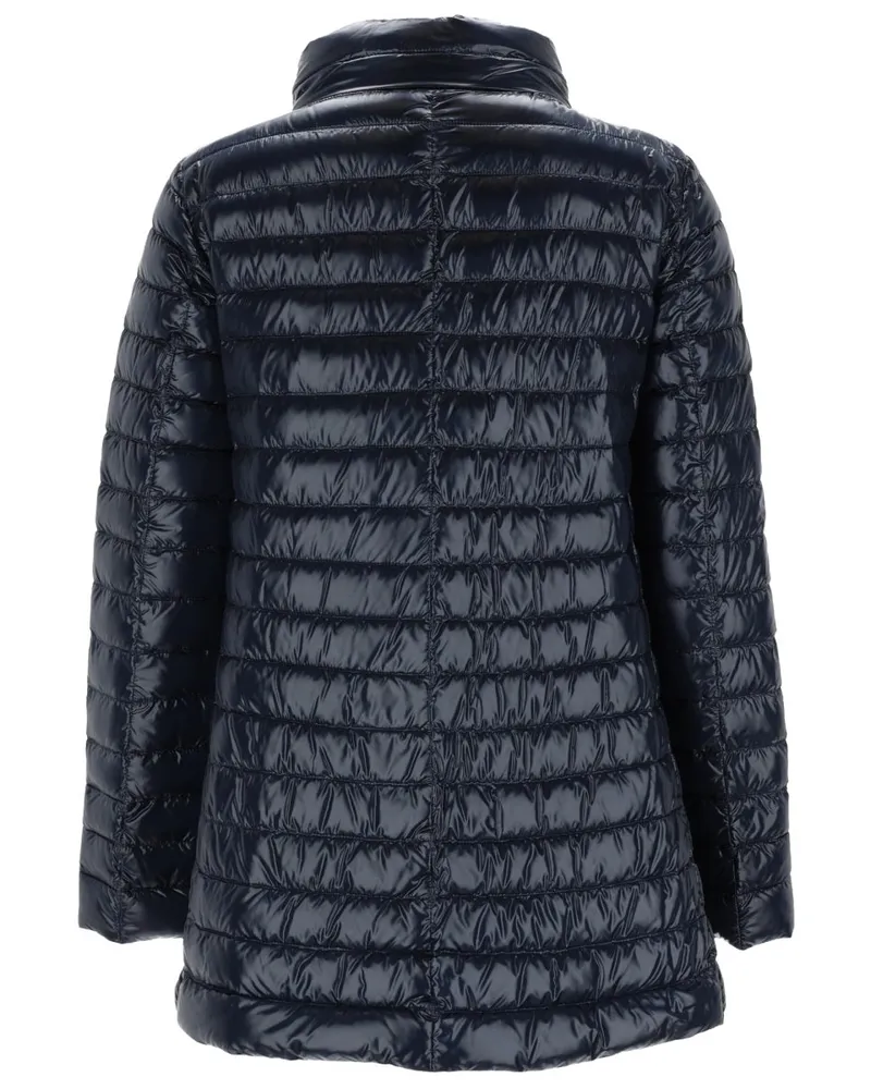 Herno Padded Polyamide Down Jacket — Blue Blue