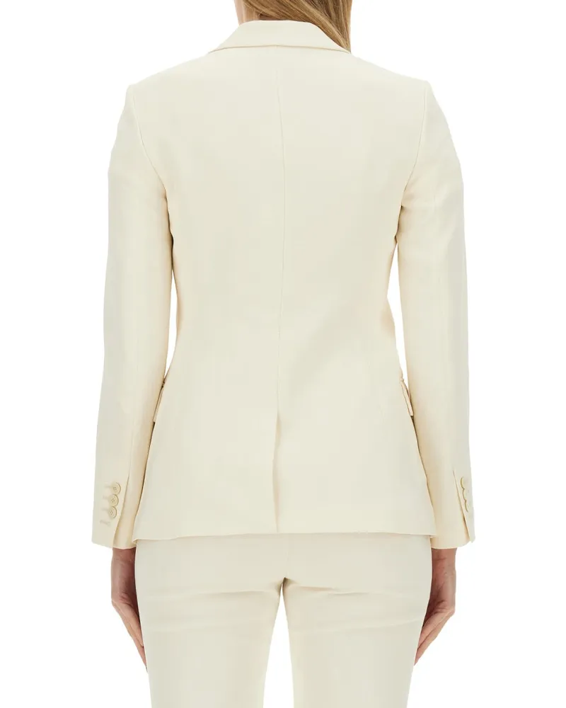 Theory Staple Blazer — Ivory Ivory