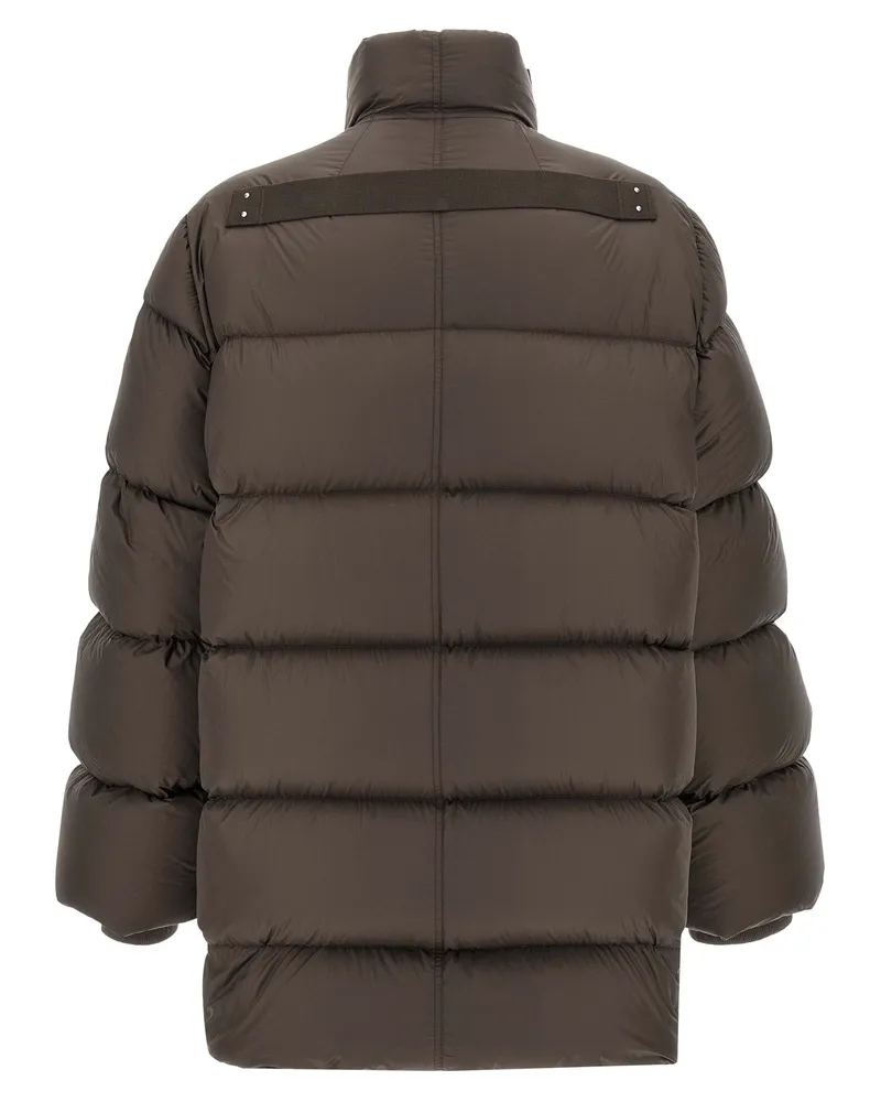 Rick Owens Turtle Down Jacket — Taupe Taupe