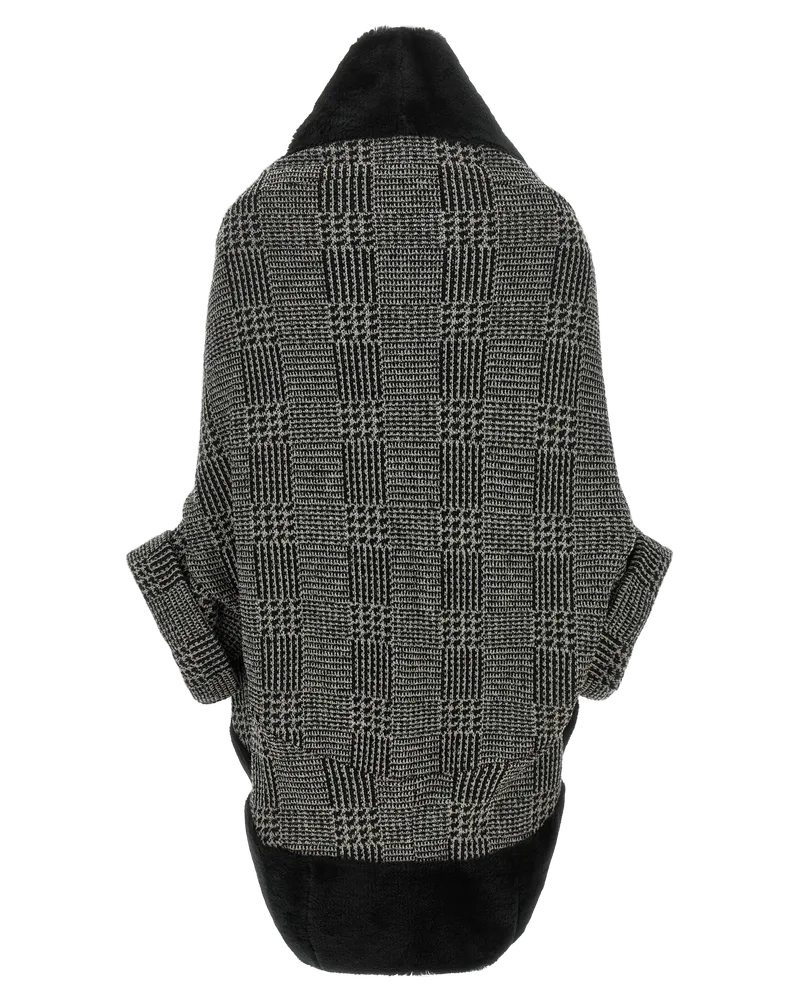 Junya Watanabe Hybrid Wool and Nylon Coat — Grey Grey