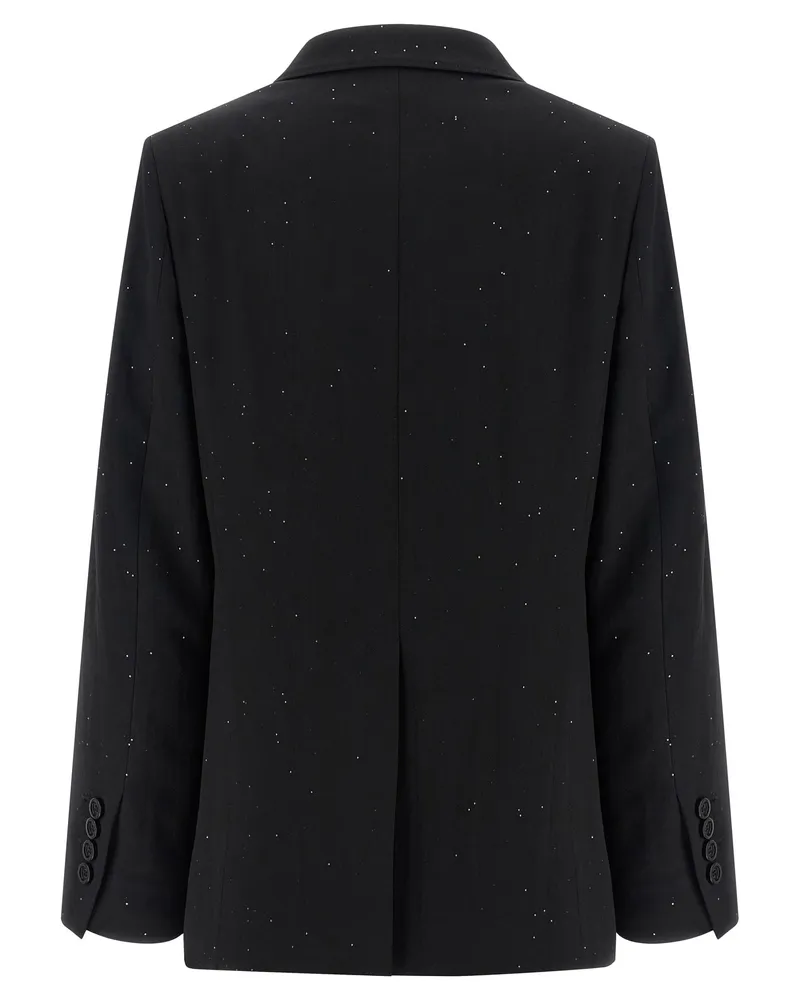 Herno Women's Black Viscose Blazer Clothing Black